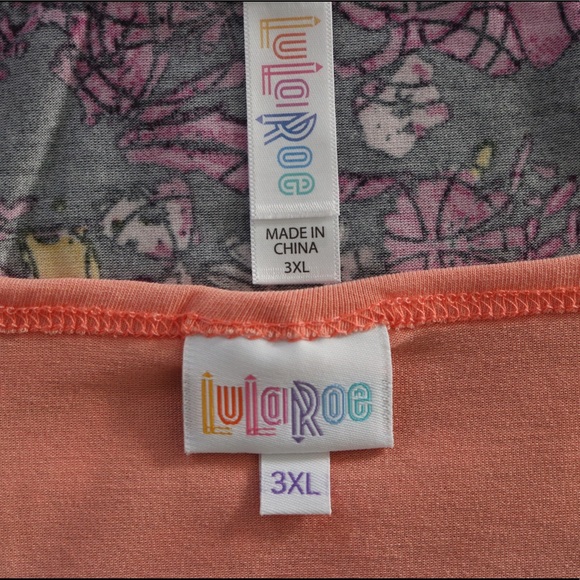 LuLaRoe Gigi short sleeve shirts bundle size 3XL - Picture 2 of 6